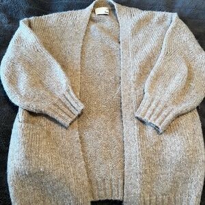 Wilfred Taupe Knit Cardigan